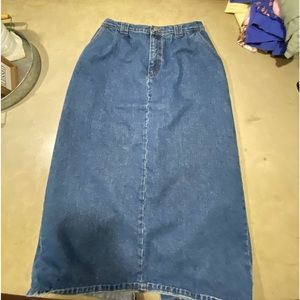 jean skirt